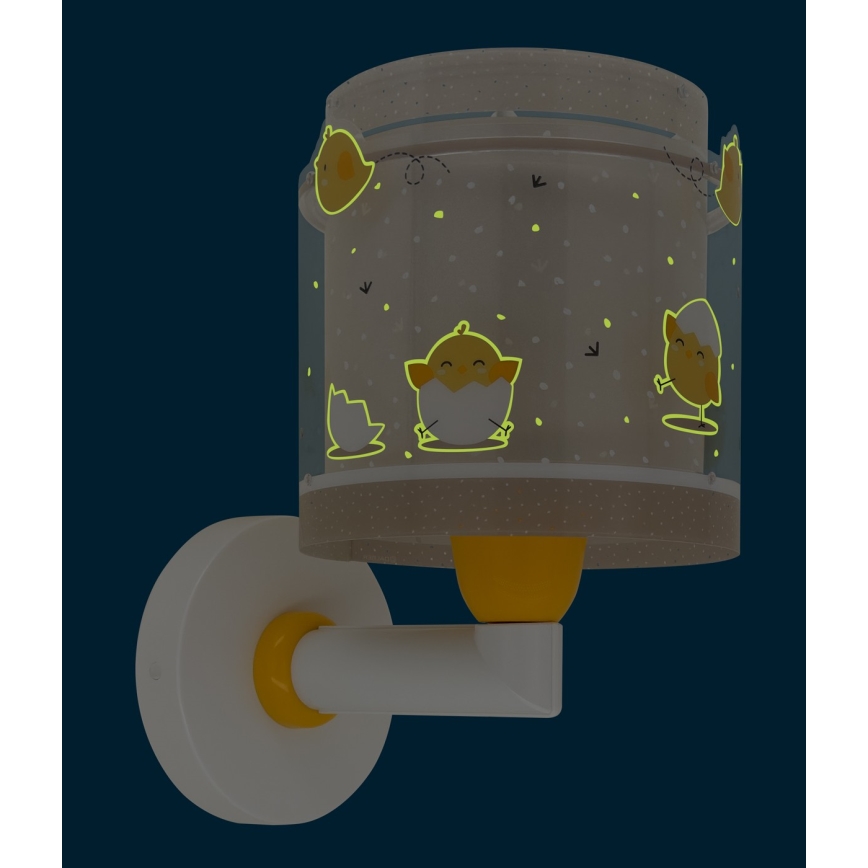 Dalber 76879 - Дитячий настінний світильник BABY CHICK 1xE27/15W/230V