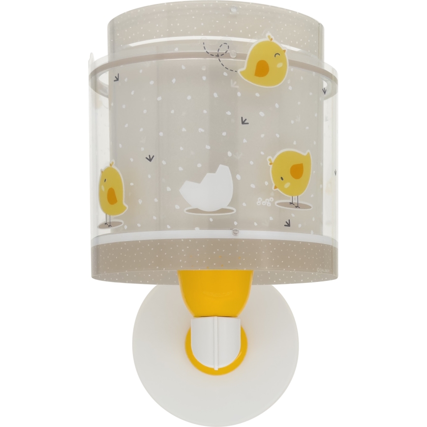 Dalber 76879 - Дитячий настінний світильник BABY CHICK 1xE27/15W/230V