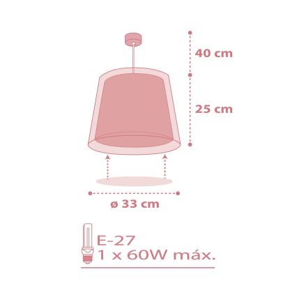 Dalber 81192S - Детская люстра LIGHT FEELING 1xE27/60W/230V