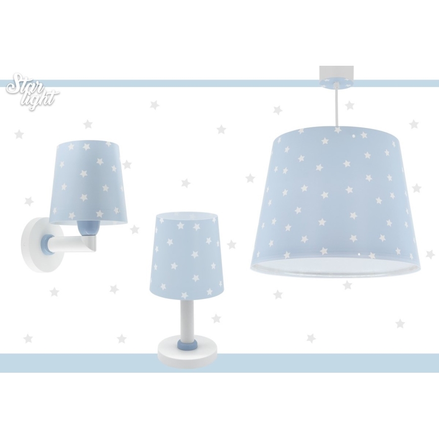 Dalber 82211T - Дитяча лампа STAR LIGHT 1xE14/40W/230V синій