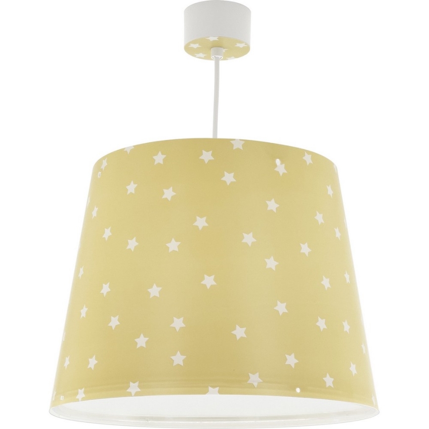 Dalber 82212A - Детская люстра STAR LIGHT 1xE27/60W/230V желтая