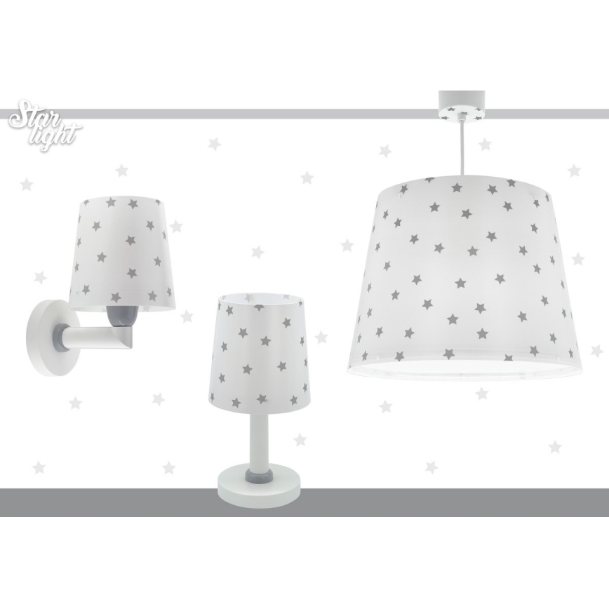 Dalber 82212B - Детская люстра STAR LIGHT 1xE27/60W/230V белая