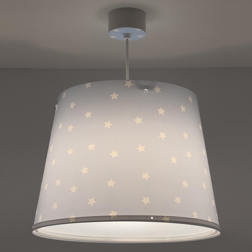 Dalber 82212T - Детская люстра STAR LIGHT 1xE27/60W/230V голубая