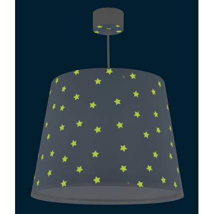 Dalber 82212T - Детская люстра STAR LIGHT 1xE27/60W/230V голубая