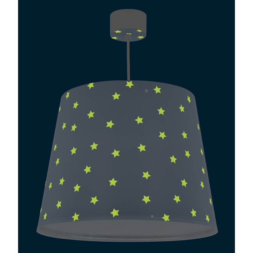 Dalber 82212T - Дитяча люстра STAR LIGHT 1xE27/60W/230V синій