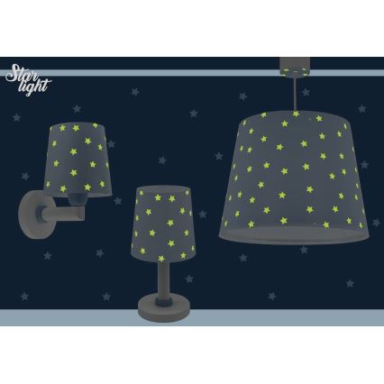 Dalber 82212T - Дитяча люстра STAR LIGHT 1xE27/60W/230V синій