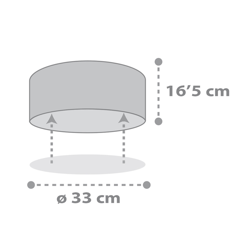 Dalber 82216B - Детский потолочный светильник STAR LIGHT 2xE27/60W/230V белая