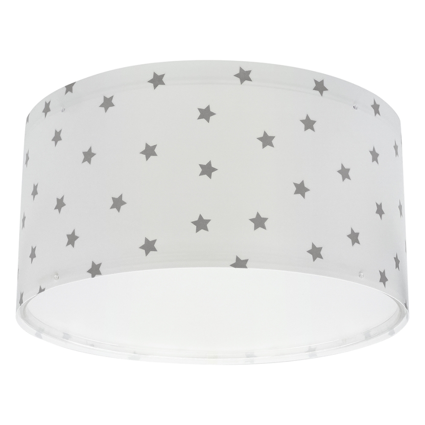 Dalber 82216B - Дитячий стельовий світильник STAR LIGHT 2xE27/60W/230V білий