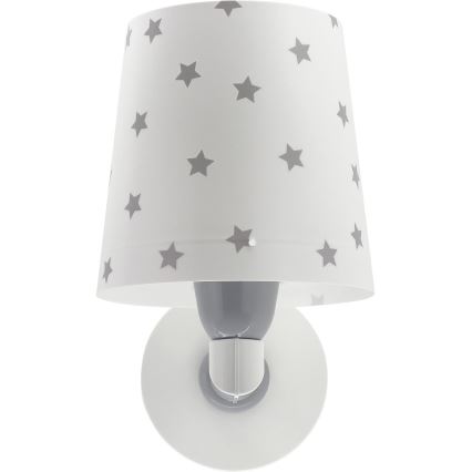 Dalber 82219B - Дитячий настінний світильник/бра STAR LIGHT 1xE27/60W/230V білий