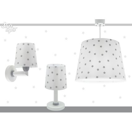 Dalber 82219B - Дитячий настінний світильник/бра STAR LIGHT 1xE27/60W/230V білий