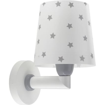 Dalber 82219B - Дитячий настінний світильник/бра STAR LIGHT 1xE27/60W/230V білий