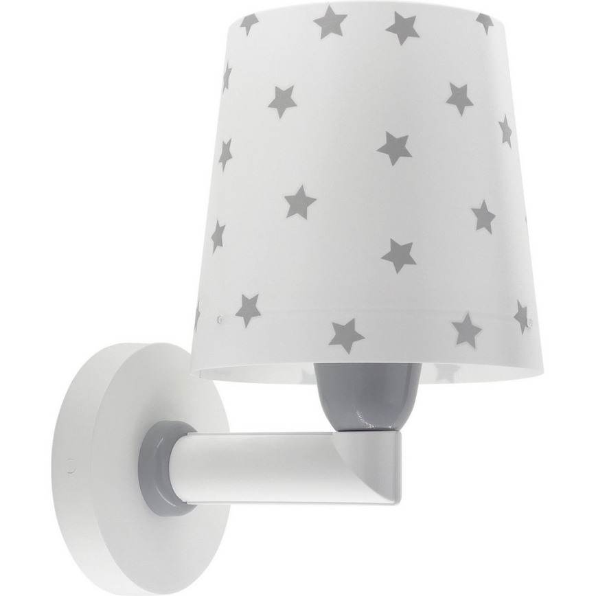 Dalber 82219B - Дитячий настінний світильник/бра STAR LIGHT 1xE27/60W/230V білий