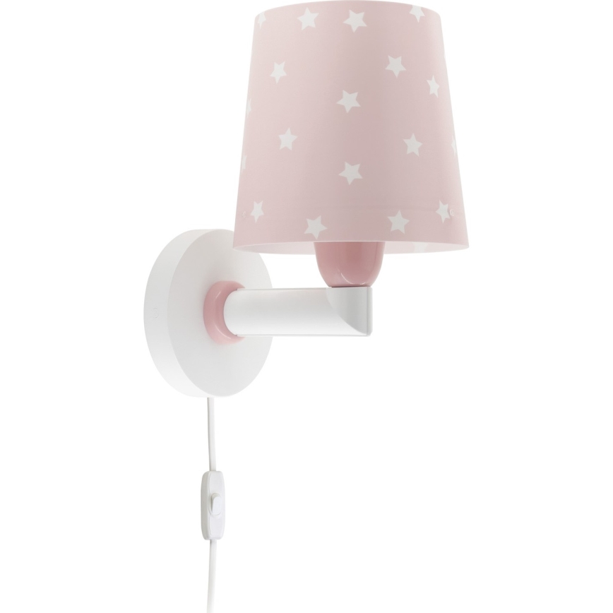 Dalber 82219S - Детский настенный светильник STAR LIGHT 1xE27/60W/230V розовый