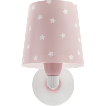 Dalber 82219S - Детский настенный светильник STAR LIGHT 1xE27/60W/230V розовый