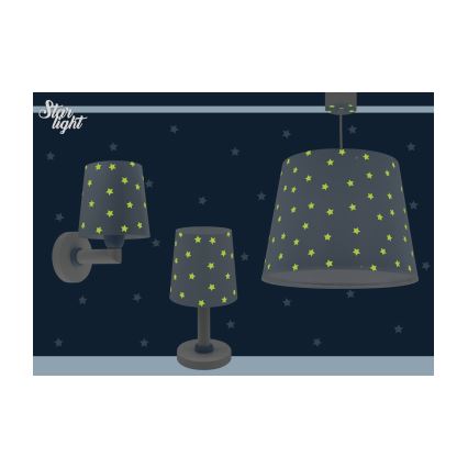 Dalber 82219T - Детский настенный светильник STAR LIGHT 1xE27/60W/230V голубой