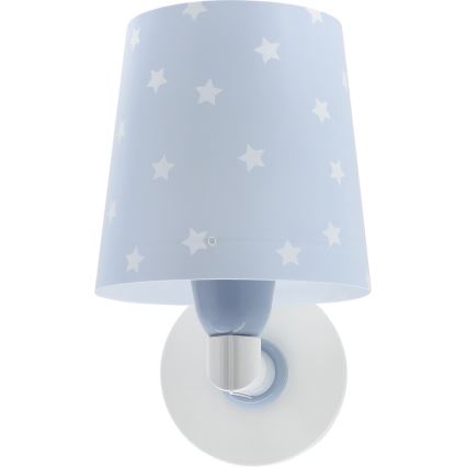 Dalber 82219T - Дитячий настінний світильник/бра STAR LIGHT 1xE27/60W/230V синій
