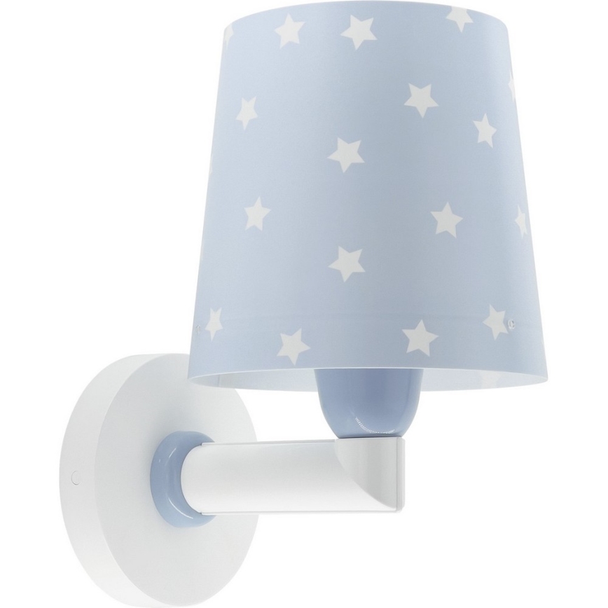 Dalber 82219T - Дитячий настінний світильник/бра STAR LIGHT 1xE27/60W/230V синій