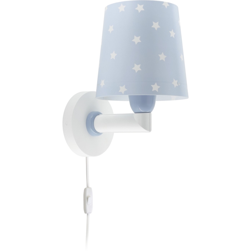 Dalber 82219T - Дитячий настінний світильник/бра STAR LIGHT 1xE27/60W/230V синій