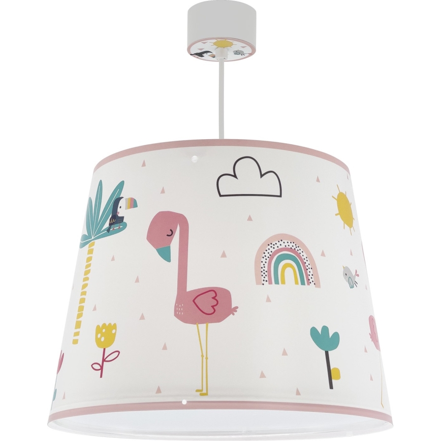 Dalber 82462 - Детская люстра FLAMINGO 1xE27/15W/230V