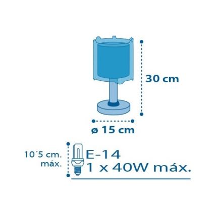 Dalber D-41341 - Дитяча лампа PLANETS 1xE14/40W/230V