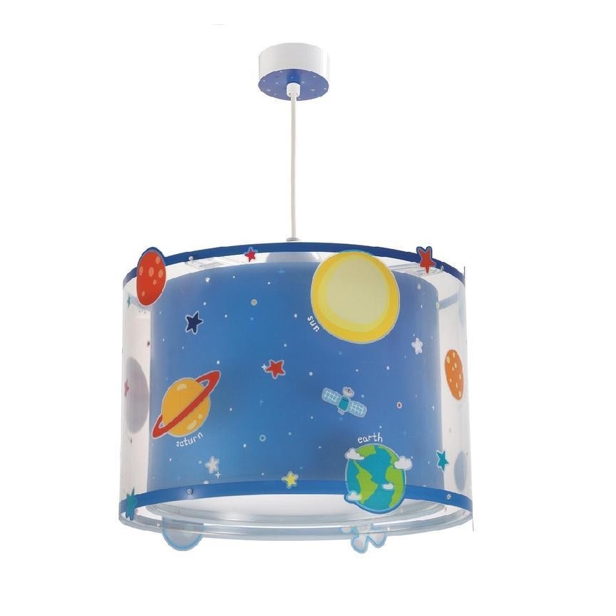 Dalber D-41342 - Детская люстра PLANETS 1xE27/60W/230V