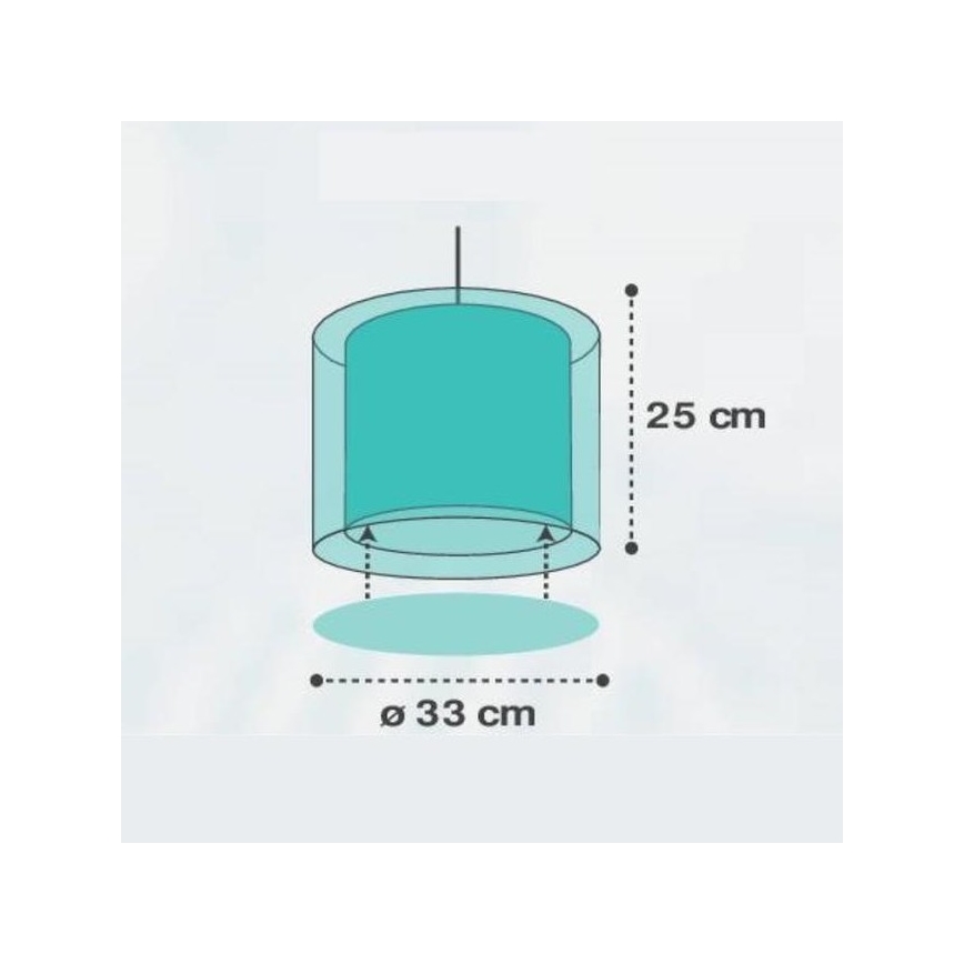 Dalber D-41412H - Детская люстра CLOUDS 1xE27/60W/230V