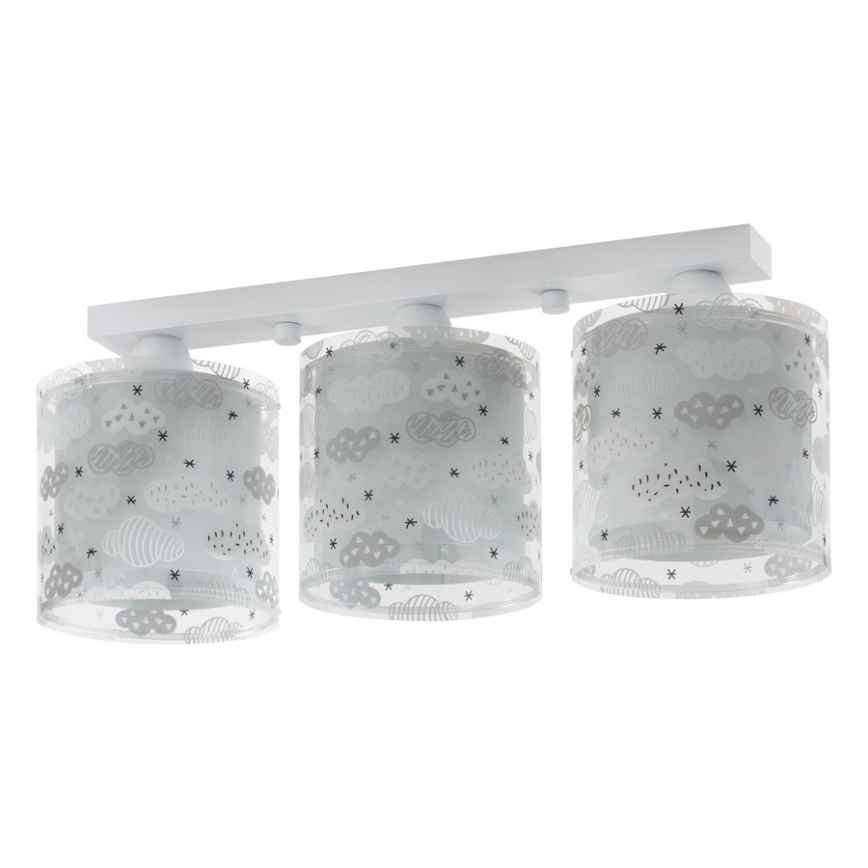 Dalber D-41413E - Детский потолочный светильник CLOUDS 3xE27/60W/230V