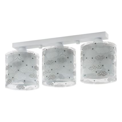 Dalber D-41413E - Детский потолочный светильник CLOUDS 3xE27/60W/230V