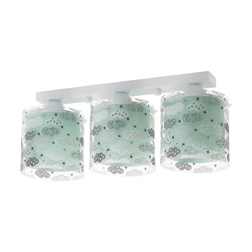 Dalber D-41413H - Детский потолочный светильник CLOUDS 3xE27/60W/230V