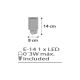 Dalber D-41415E - LED лампа до розетки CLOUDS 1xE14/0,3W/230V