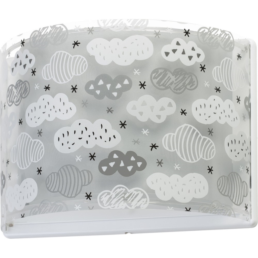 Dalber D-41418E - Детский настенный светильник CLOUDS 1xE27/60W/230V