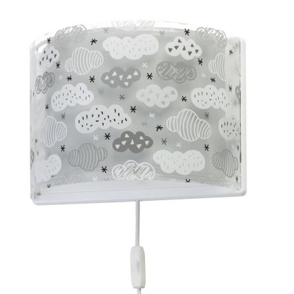 Dalber D-41418E - Детский настенный светильник CLOUDS 1xE27/60W/230V