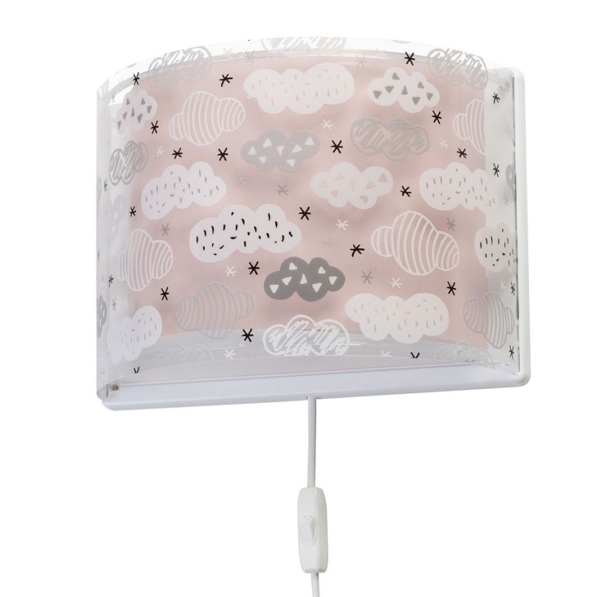 Dalber D-41418S - Детский настенный светильник CLOUDS 1xE27/60W/230V