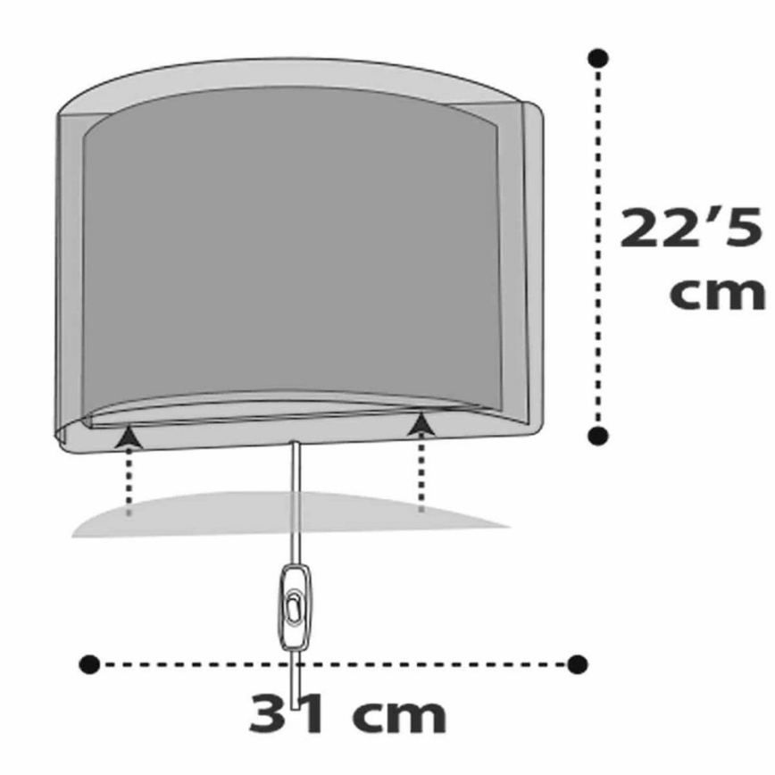 Dalber D-41418S - Детский настенный светильник CLOUDS 1xE27/60W/230V