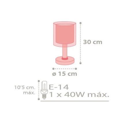 Dalber D-41431 - Детская лампа COLOR RAIN 1xE14/40W/230V