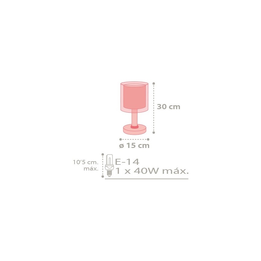 Dalber D-41431 - Дитяча лампа COLOR RAIN 1xE14/40W/230V