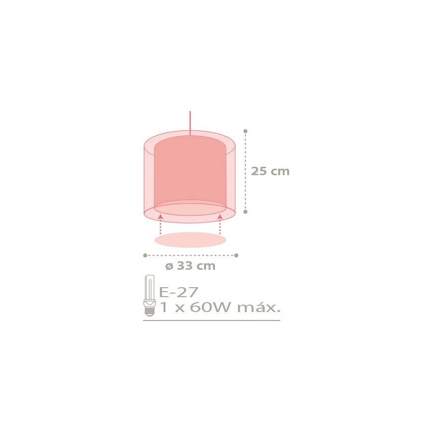 Dalber D-41432 - Детская люстра COLOR RAIN 1xE27/60W/230V