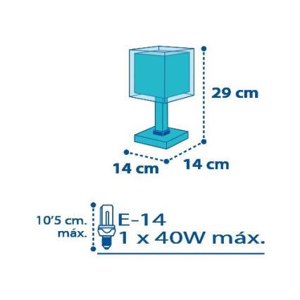 Dalber D-43421 - Дитяча лампа PETIT MARIN 1xE14/40W/230V