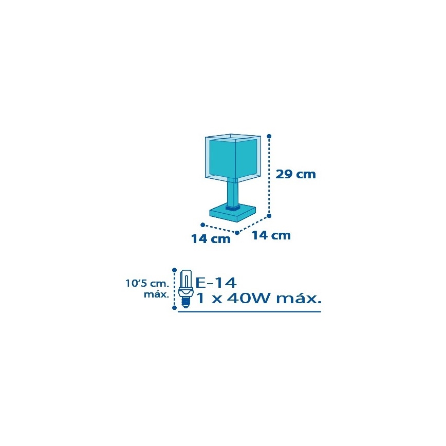 Dalber D-43421 - Дитяча лампа PETIT MARIN 1xE14/40W/230V