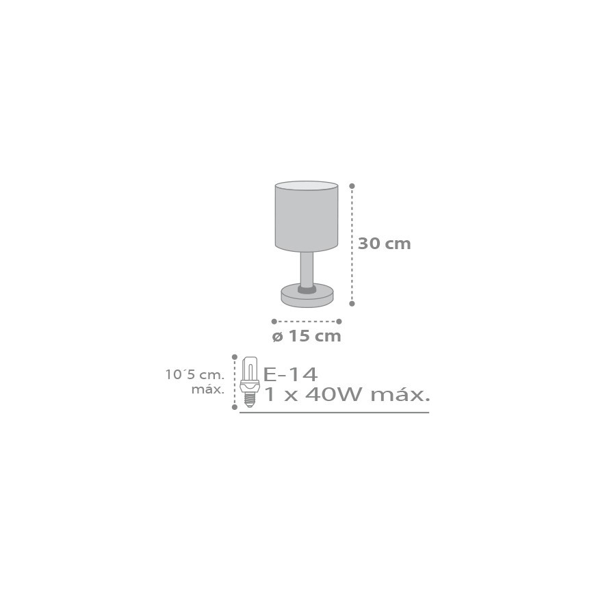 Dalber D-62011E - Дитяча лампа SWEET DREAMS 1xE14/40W/230V