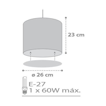 Dalber D-62012E - Детская люстра SWEET DREAM 1xE27/60W/230V