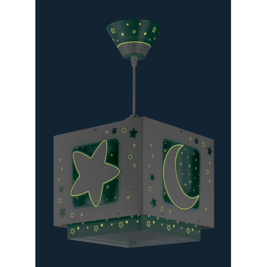 Dalber D-63232H - Дитяча люстра MOONLIGHT 1xE27/60W/230V