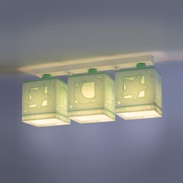 Dalber D-63233NH - Дитячий стельовий світильник MOONLIGHT 3xE27/60W/230V