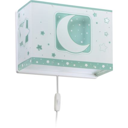Dalber D-63238H - Дитяче настінне освітлення MOONLIGHT 1xE27/60W/230V