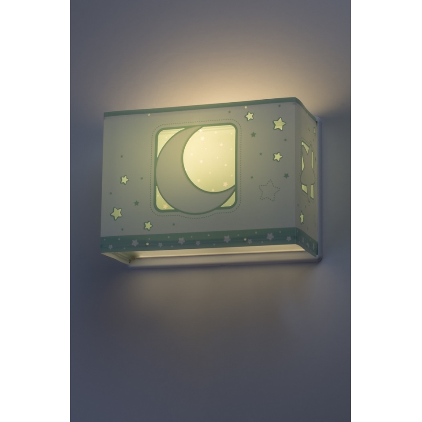 Dalber D-63238H - Дитяче настінне освітлення MOONLIGHT 1xE27/60W/230V