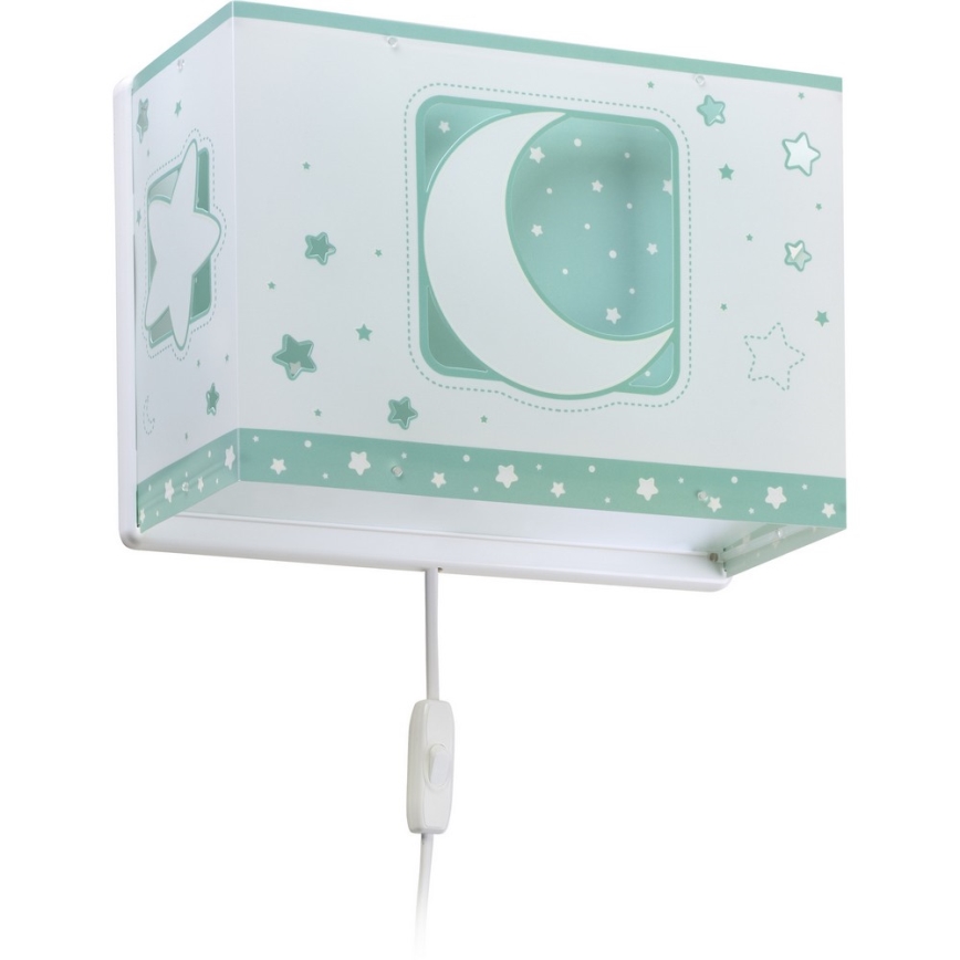 Dalber D-63238H - Дитяче настінне освітлення MOONLIGHT 1xE27/60W/230V