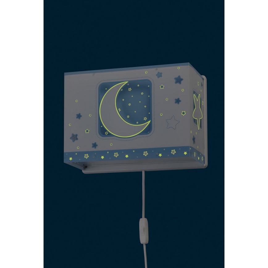 Dalber D-63238T - Детский настенный светильник MOONLIGHT 1xE27/60W/230V