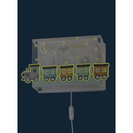 Dalber D-63538 - Детский настенный светильник TRAIN 1xE27/60W/230V