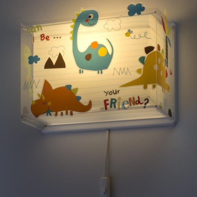 Dalber D-73458 - Детский настенный светильник DINOS 1xE27/60W/230V