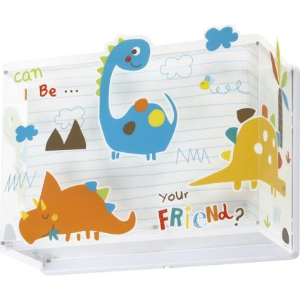 Dalber D-73458 - Детский настенный светильник DINOS 1xE27/60W/230V